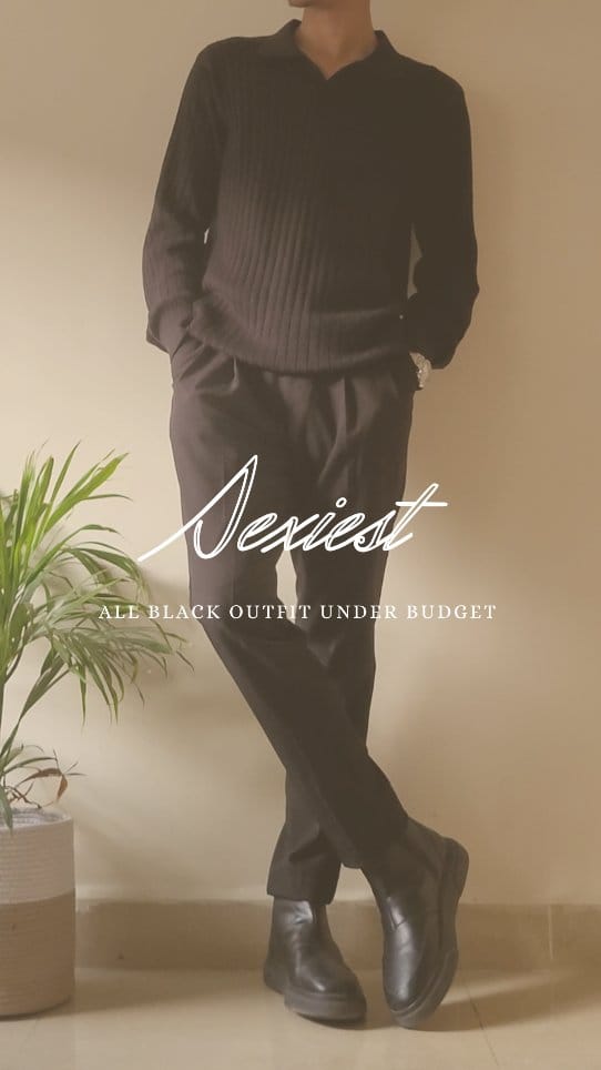 Follow & comment " Link " ✨
• SEXIEST FULL BLACK OUTFIT FOR MEN •
Nothing beats the timeless appeal of an all-black outfit – the epitome of elegance, power, and effortless charm. Featuring a black polo sweater crafted from 100% breathable cotton for a sleek yet comfortable fit, paired with tailored black pleated trousers made from a durable polyester-elastane blend for that sharp, refined look. To elevate the outfit, black Chelsea boots with a genuine leather upper and EVA sole add the perfect touch of modern sophistication. Whether it’s a casual outing, a date night, or a stylish event, this all-black ensemble will make you stand out as the most confident and captivating man in the room.
#allblackoutfit #mensstyle #minimalfashion #timelesselegance #chelseaboots #blackpolo #pleatedtrousers #mensfashionreel
Did you love the fit ?