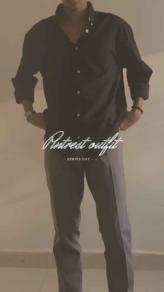Follow & comment " Pinterest " ⚜️
• RECREATING  PINTEREST OUTFIT SERIES -1 •
Rlegance isn’t about the price tag; it’s about the details. this look features a regular fit navy blue shirt paired with pleated grey slim fit pants, embodying a refined yet effortless style straight from pinterest boards. proof that you don’t need designer labels to achieve a premium aesthetic. 
#pinterestoutfits #mensfashion #oldmoneystyle #budgetfashion #classymenswear #fashioninspiration #elevatedstyle #mensoutfitideas #timelessfashion #elegantmenshub
Shall We Continue Pinterest Budget Outfit Series ?