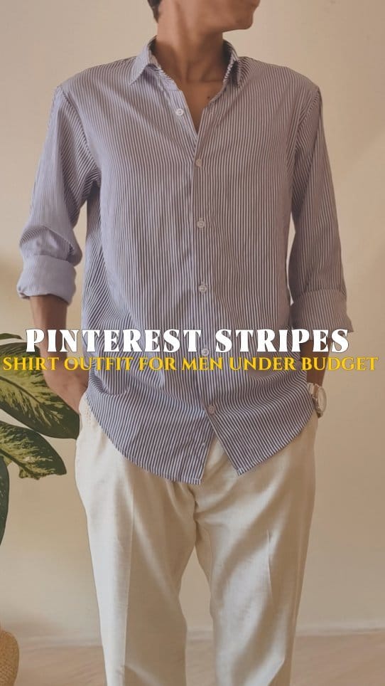 Like This Reel & Comment " Link " ✨
•  PINTEREST STRIPES SHIRT OUTFIT FOR MEN •
Achieving the classic old money aesthetic doesn’t have to break the bank. This sophisticated striped shirt combines a crisp, polished appearance with a comfortable casual fit, making it a versatile piece for both formal and relaxed occasions. Paired with slim-fit beige trousers in premium cotton, this outfit exudes timeless elegance and understated style. The clean lines of the flat-front trousers and the subtle, mid-rise design enhance the refined, effortless look. With neutral shoes and minimal accessories, this affordable ensemble proves that true style is all about taste, not cost.
#oldmoneystyle #classicmenswear #stripedshirt #timelessstyle #affordablefashion #oldmoneyoutfit #mensstyleguide #effortlessmenswear #minimalistmensfashion
What's your comment on the outfit
