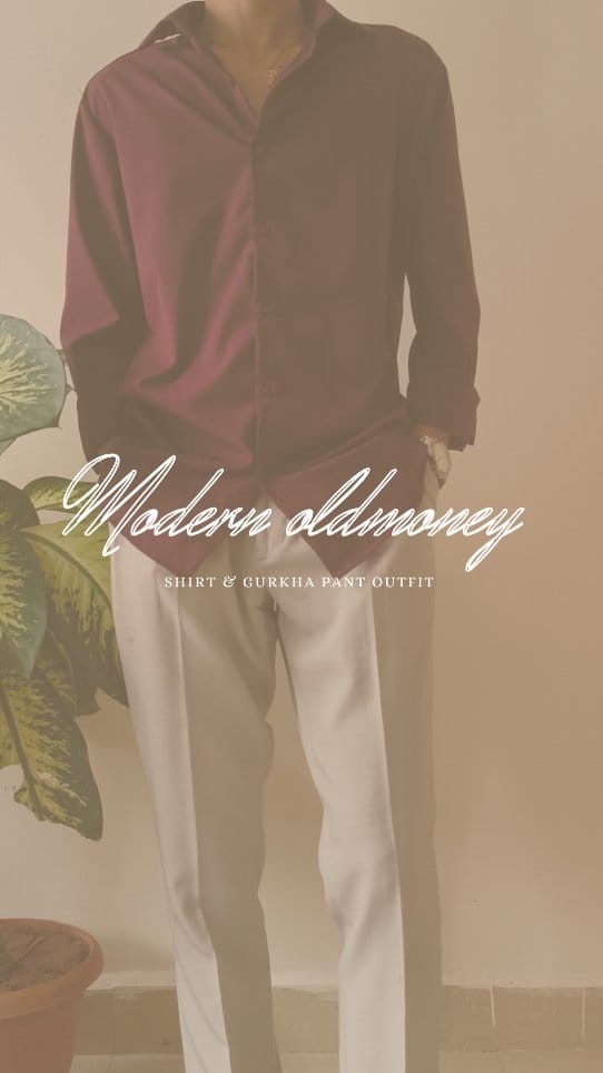 FOLLOW & COMMENT " LINK " ⚜️
RICH WITH CASH ❌ RICH WITH TASTE ✅ 
This outfit redefines effortless sophistication with a maroon iron shirt and elegant beige pleated Gurkha trousers. The slim-fit shirt, crafted for comfort and style, is perfect for both formal and casual settings, while the tailored trousers, made with a polyester-cotton blend, add a touch of timeless elegance. Together, they create a simple yet classy look that speaks volumes about refined taste and subtle luxury. 
#oldmoneystyle #timelessfashion #effortlessstyle #eleganceoverluxury #mensoutfitinspo #gurkhapants #maroonshirt #minimalfashion #affordableluxury #mensstyleguide
Which Type Of Bottom Do You Love The Most ?