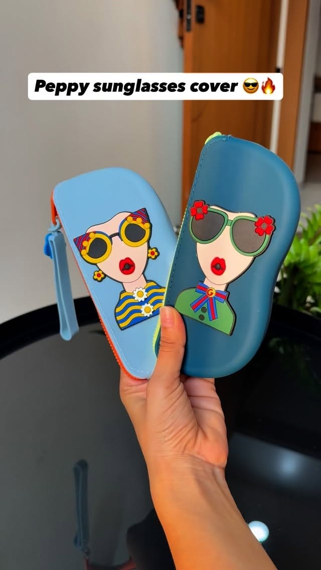 stylish, handy & perfect for everyday use! 💼
Can’t step out without my peppy sunglass cover 😎✨ 
🌸 It’s that little accessory that keeps my shades safe & adds a pop of fun to my bag 💖☀️ #DailyEssential
#PeppyVibes #EverydayEssential #SunglassStyle #StayTrendy #BagAccessories #DailyStyle #TravelEssentials #SunglassCover #OOTDReady #StyleWithMe
[sunglass cover, peppy sunglass case, stylish sunglass holder, everyday essentials, bag must haves, trendy accessories, sunglass pouch, travel accessories, daily carry, fashion essentials, cute sunglass cover, handy case, stylish organizer, must have accessories, chic sunglass holder, functional fashion, on the go style, sunglass safety, travel must haves, daily organizer, amazon finds, amazon must have]