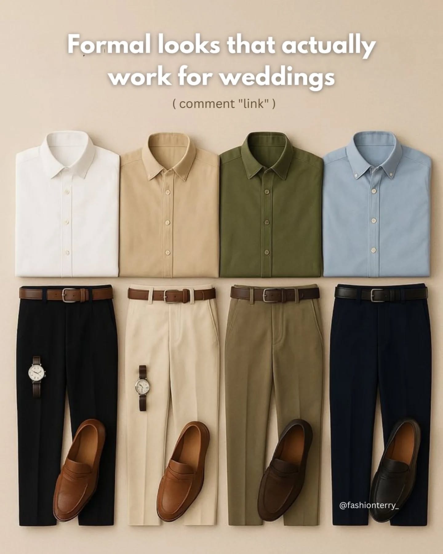 Follow then Comment "Link" for outfit links 🔗
.
Formal looks outfit ideas that actually work for weddings
.
[ formal outfit ideas , wedding outfit ideas , man fashion inspiration , oldmoney fashion inspiration , outfit ideas for men & boys , trending fashion , affordable fashion , best color combination ideas for outfits ]
#formaloutfit #oldmoneystyle #menfashion #outfitinspiration #trendingfashion