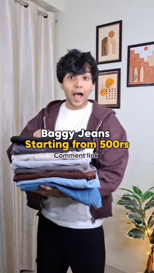Baggy Jeans st ₹499 🔥
For link follow and comment 'link'