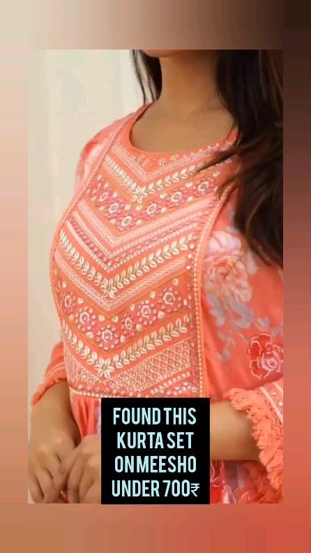 Meesho kurta set