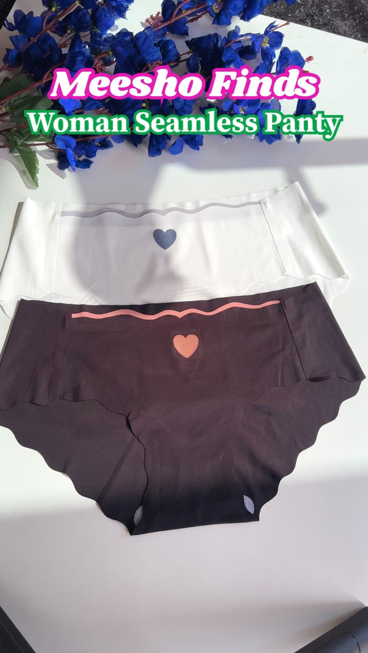 Woman Seamless Panty 🔗
.
.
Follow for @fashionwithnimmo 
.
.
Panty, seamless panty, daily wear, woman panty, affordable, must have, meesho Finds 
#seamless #seamlesspanty #pantie #woman #pantie #panty #pantys #dailywear #undergarments #meesho #meeshofinds #viral