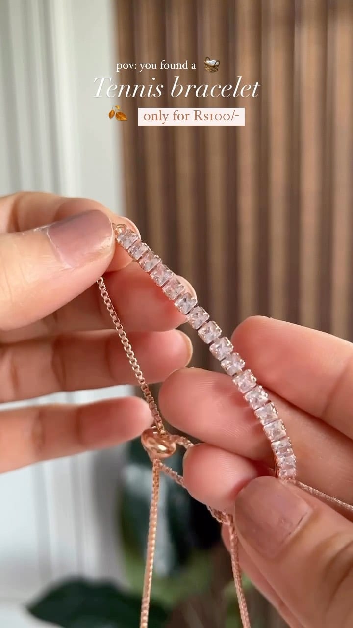 Tennish bracelet only for 100/-