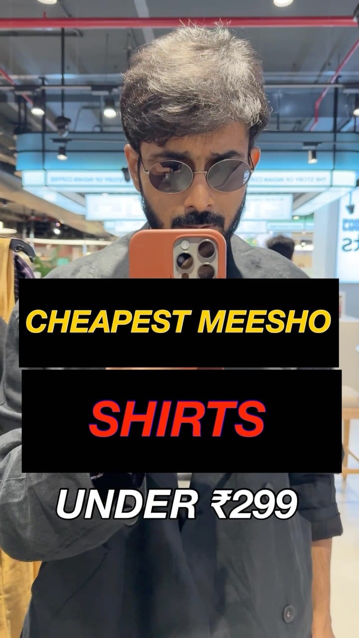Cheapest Meesho sale shirts under Rs 299 @meeshoapp 
#meesho #meeshoshirts #cheapestmeeshofinds #trendingreels #explorepage #explore