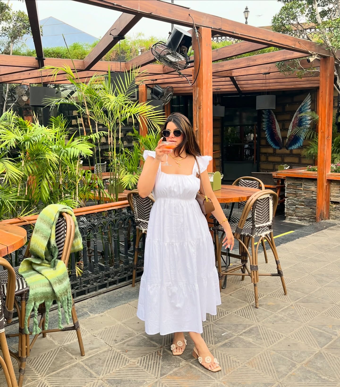 Feeling angelic, i was freezing but couldn’t let my dress go to waste🕊️✨🎀🐻
.
Feel free to comment for links 🔗💋
.
Dress - @labelbyanuja 
Attached similar pieces from Myntra in the link ✨🔗
.
.
.
.
.
.
#maxidress #longdress #whitedress #dress #ootd #fashion #cafeoutfit #outfitoftheday #outfits #ａｅｓｔｈｅｔｉｃ #aestheticoutfit #aestheticpic #2024end #dayoutfit #dressinwinter #winteroutfits #summerdresses #explore #explorepage✨ #explorepage #foryou #fyp #foryoupage #vacationdress #beachdress