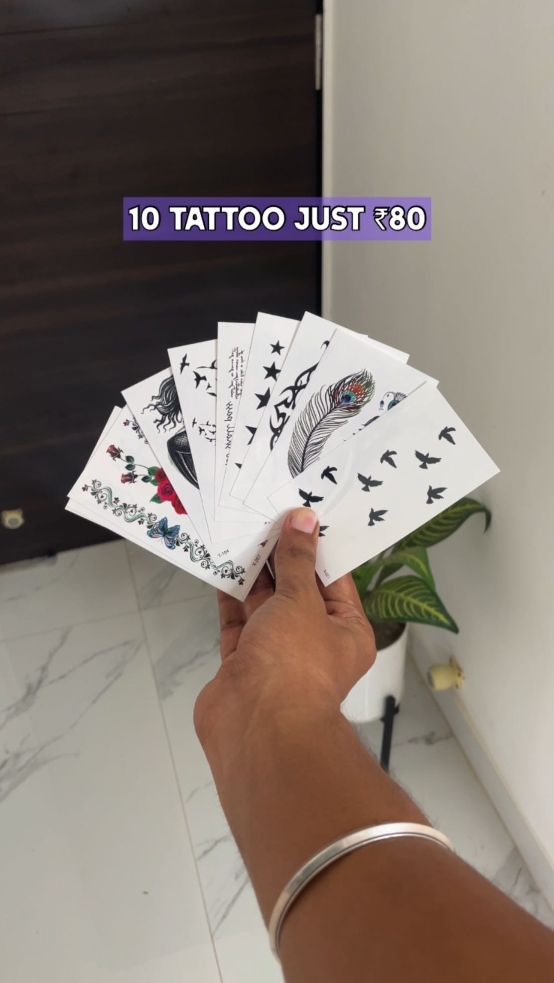 10 tattoo just Rs80
#tattoo #temporarytattoo
