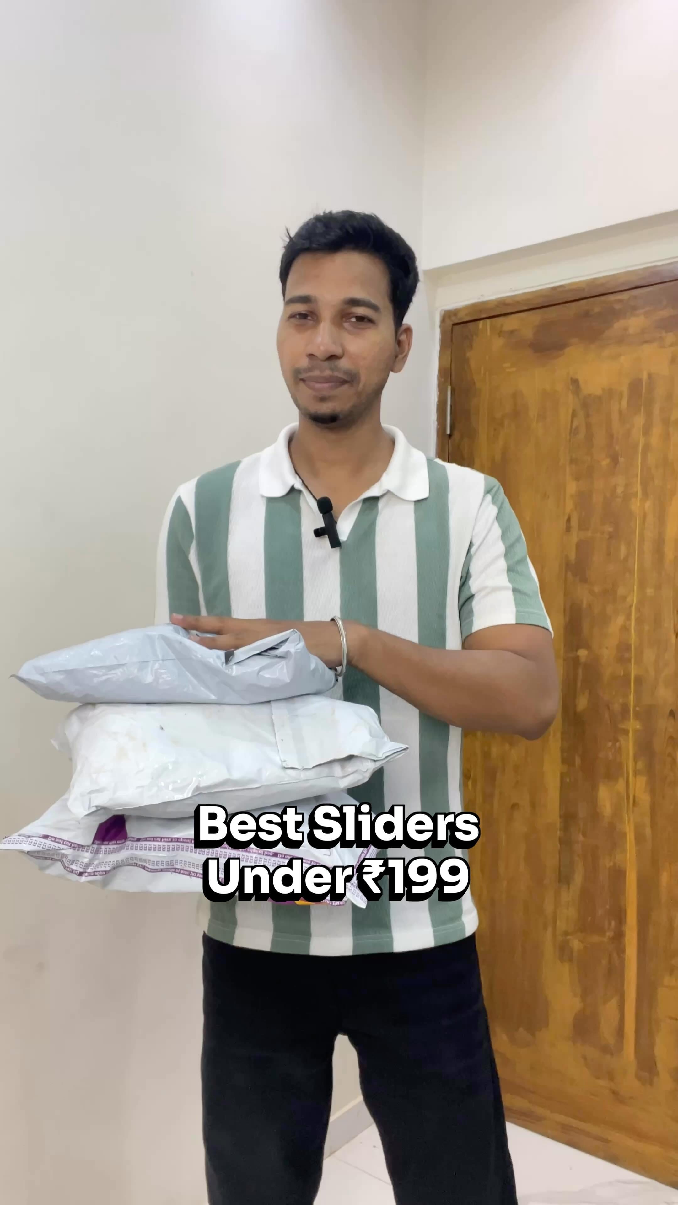 Best sliders under Rs199 
#sliders #footwear