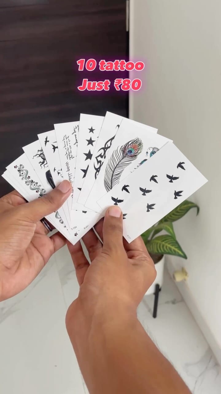 10 tattoo just Rs80
#tattoos #temporarytattoo