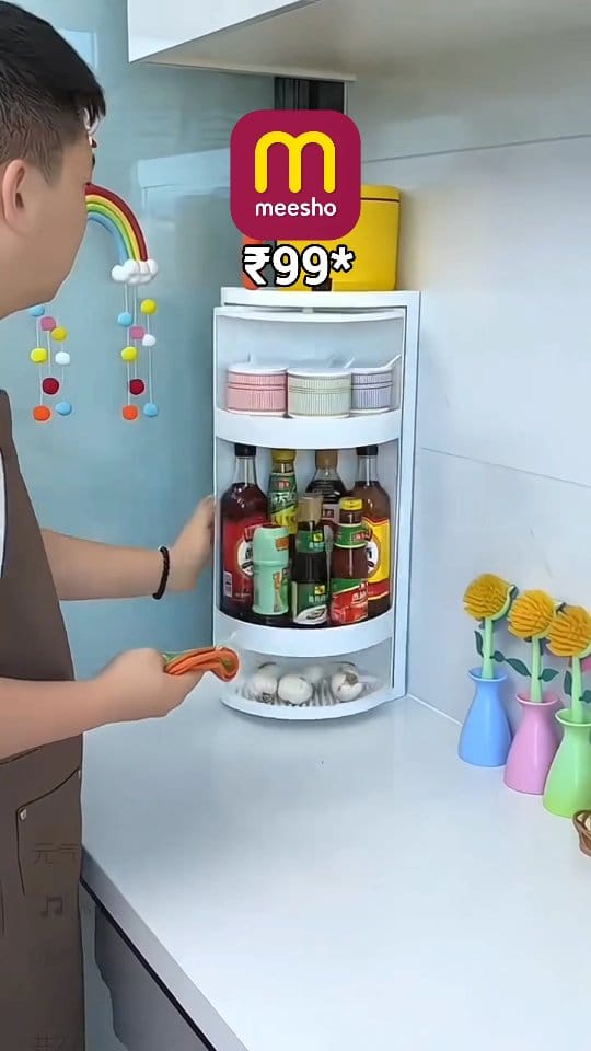 Comment For Link 🤩🔗
Rotating Corner Cabinet #cornercabinet #storagecabinet #storagesolutions #bathroomstorage #kitchenideas #reels #homefinds #musthave #viral #gadgets