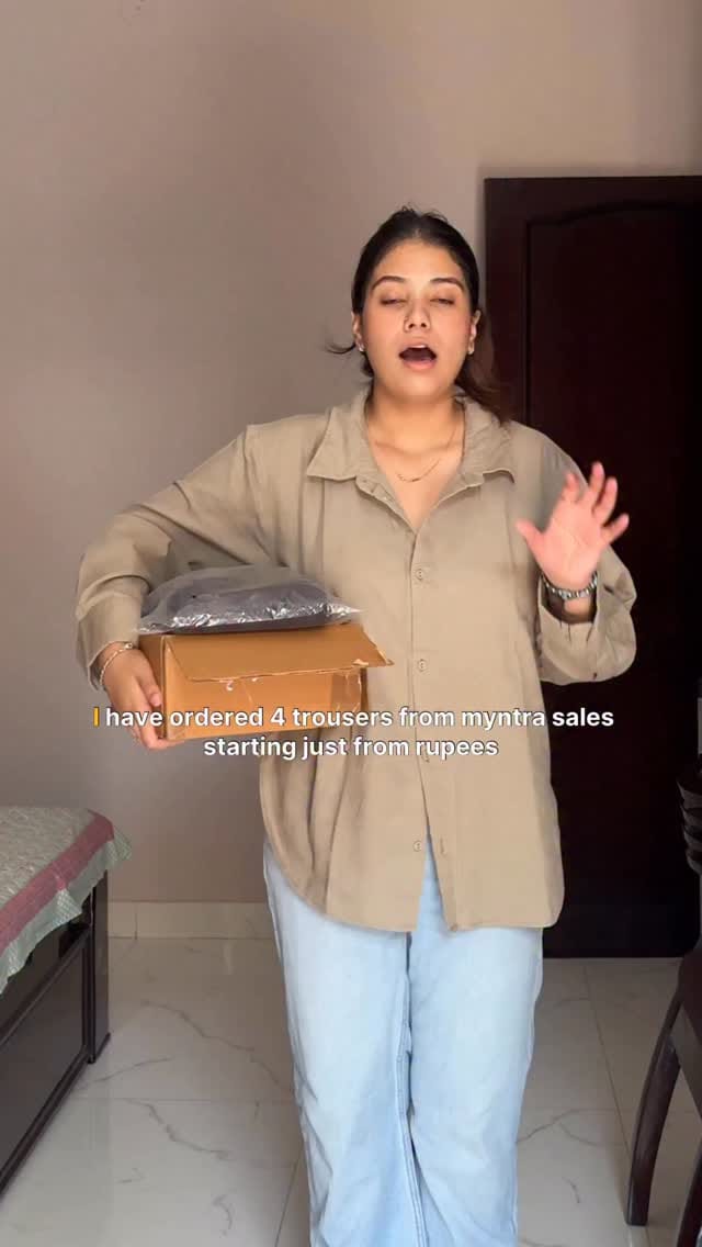 Follow me and comment “trousers” for link:) 
Which one are you getting then? 
#myntra #trousers #499 #sale