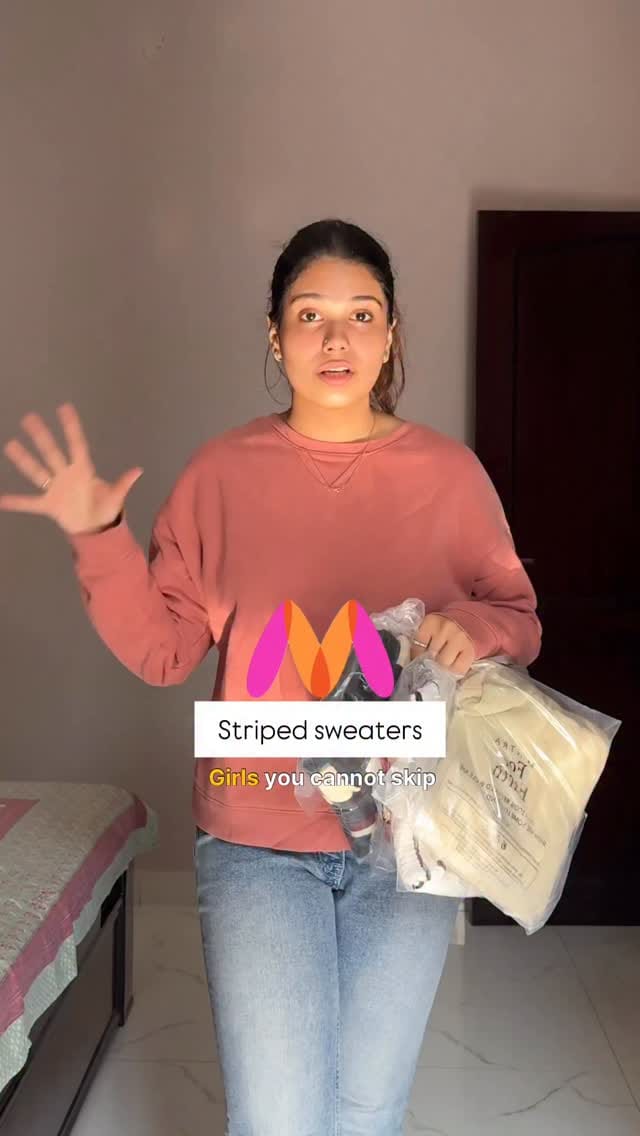 Follow me and then comment “sweaters” for link:) 
Which one are you getting then? 
#500 #pants #myntra #black #sweater