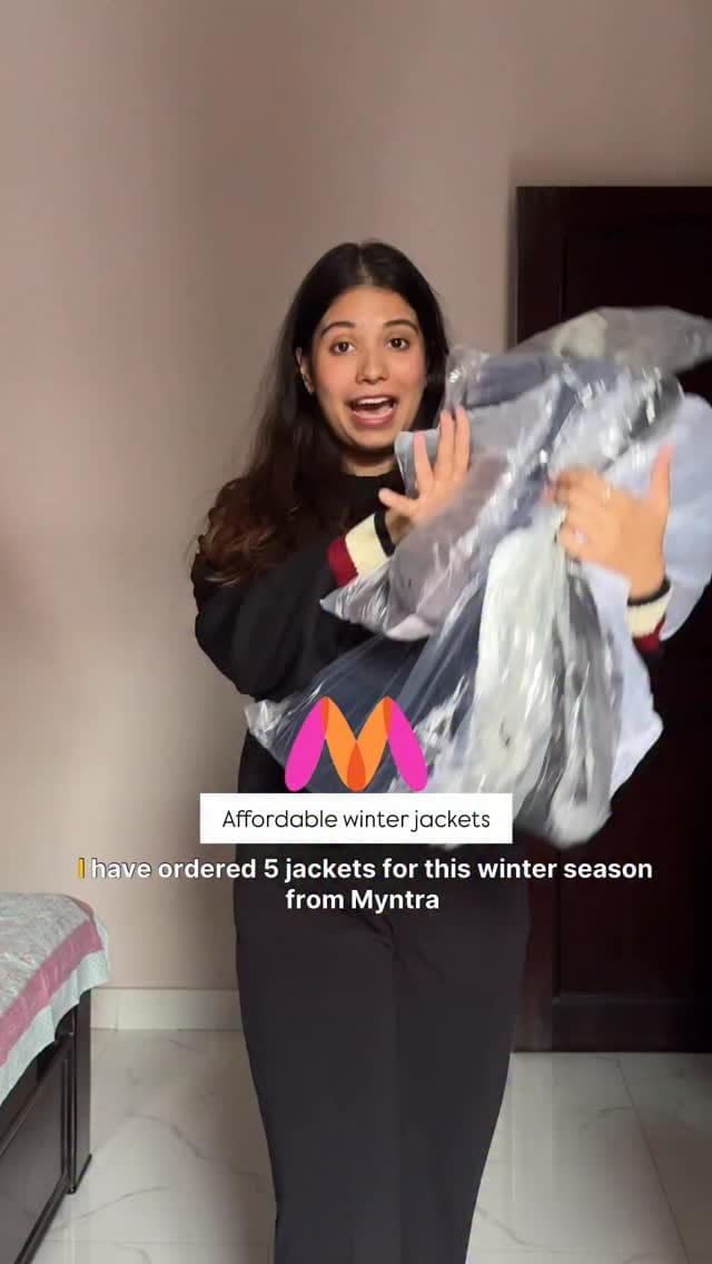 Follow me and then comment “jackets” for link:) 
#myntra #winter #jacket #999