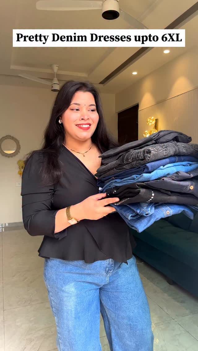 Pretty Denim Dresses upto 6XL 🔥
Comment for links 🔗 
Follow @glam.khush #glamkhush #khushbuagrawal