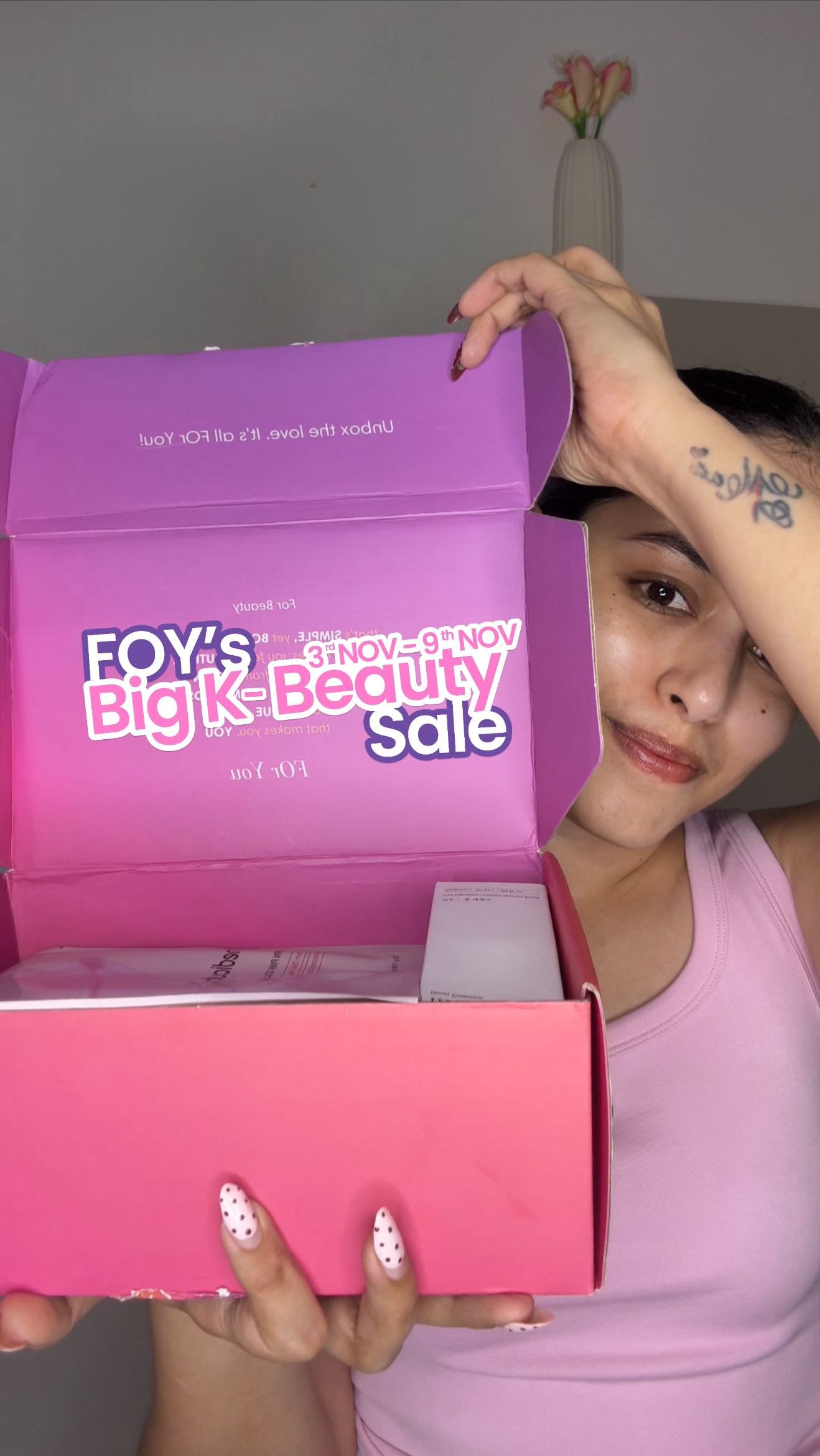 Comment ‘sale’ for 🔗
I only buy my K-beauty products during sales and the @foy_foryou Big K-Beauty Sale is actually big. So this was the perfect time to restock my favs and try new products 👀
✨viral Celimax Retinol Tightening Serum (upto 25% off)
✨ The Haruharu Wonder Black rice Toner (upto 35% off)
✨ The Dear Doer Body Wash (upto 50% off)
✨ Mary & May Glow Wash-Off Mask (upto 30% off)
✨ The Mixsoon Bean Essence (upto 25% off)
✨ Medicube PDRN collagen mask (upto 20% off)
The offers are crazy right now, up to 50% off 🛍️
Sale’s live from 3rd–9th Nov only, so don’t miss it!
Shop now at the FOY Big K-Beauty Sale 💕
#foybigkbeautysale #kbeautyproducts #skincareonsale #sale