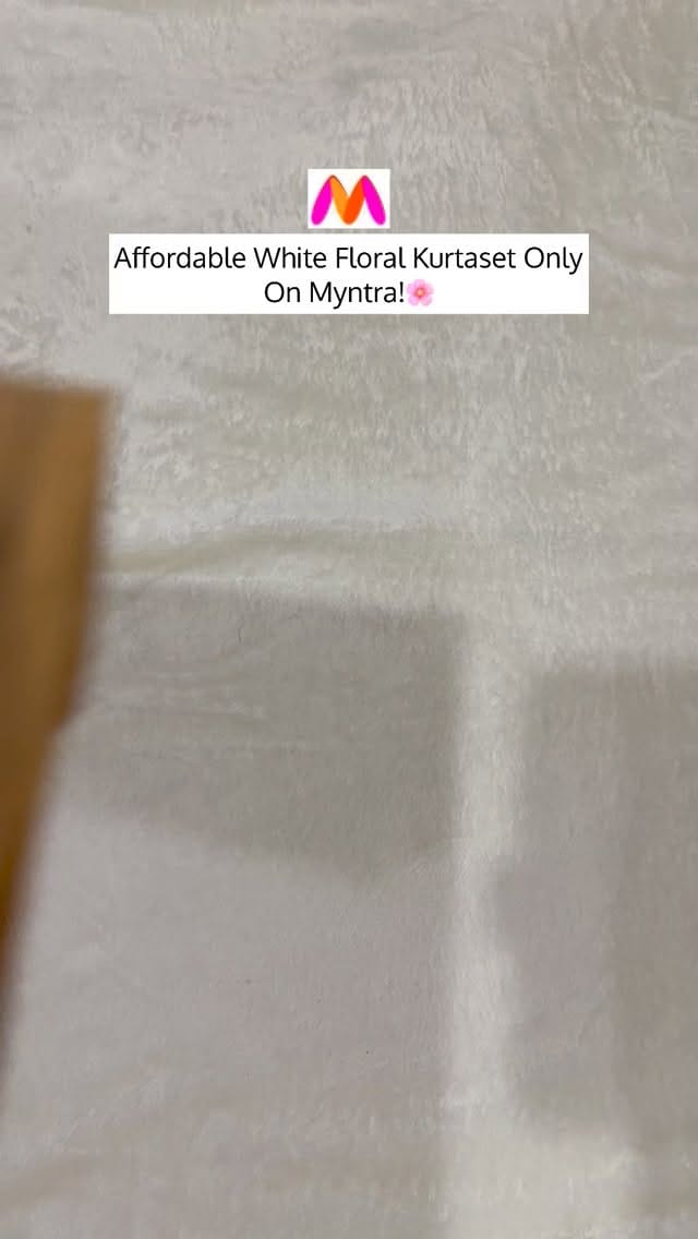 Comment For Link🔗 
Follow @__ammuuuzz 
myntrafashion, myntrahaul, whitekurtaset, kurtaset, flipkart 
#myntra #kurtaset #festive #myntraendofreasonsale #explorepage✨