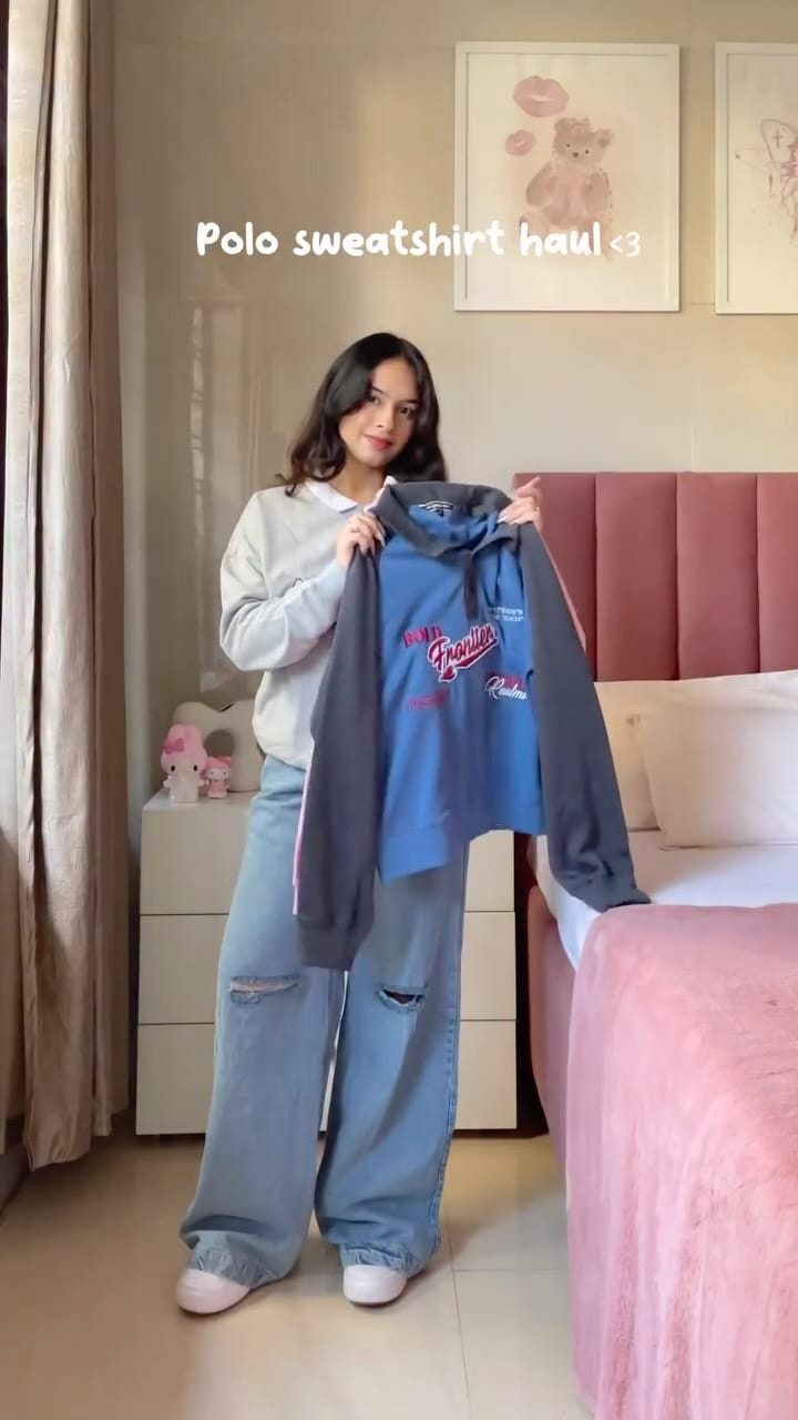 Comment ‘link’ or send me this reel for links💕
Size:M in all and 28 in jeans
.
.
.
.
.
.
.
.
.
.
.
.
.
.
.
Polo sweatshirt haul, cute outfit, winter fall fits aesthetics, college uni, everyday hoodies, myntra haul