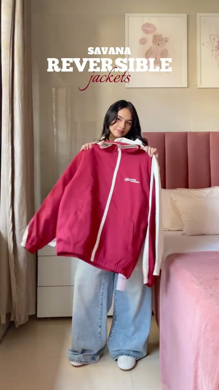 Coupon: Gunjan33, Comment ‘jacket’ or send me this reel for link💗 
Size: m/one size in all🫶🏼
.
.
.
.
.
.
.
.
.
.
.
.
.
.
.
dresses , mesh , corset , bolero, y2k, trendy outfit, cute outfit, crochet top, pink outfit, ripped jeans, jacket, 
Sweatshirt winter sweater haul myntra affordable amazon
Savana urbanic