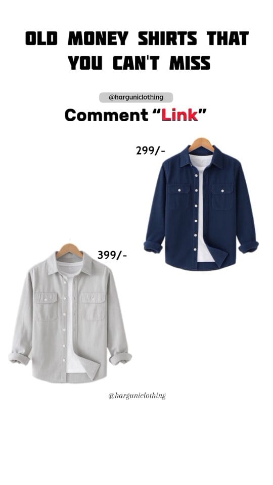 Comment "Link" For Outfits 🔗
Oldmoney outfits Link in bio! ⚜️🫶🏻
.
Follow: 
.
.
.
.
#oldmoney #oldmoneyaesthetic #oldmoneystyle
#oldmoneyfashion #oldmoneyvibes #oldmoneyoutfits #colors #colorcombination
#fashion #fashionstyle #fashionblogger #starboy #starboyoutfits #fashiondesigner
#colourcombination #classy  #elegance #elegant #harguni #elegancia#explorepage #oldmoneyoutfits #oldmoneymen #menwithclass #harguniclothing