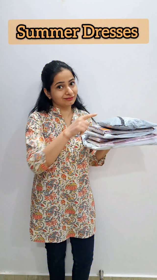 Comment for link 🔗 
New summer dresses 😍 Trying on all these gorgeous pieces – let me know which one you think to buy
@meeshoapp
#MeeshoShopping #SummerFashionHaul #hdfashiondesigns #DressObsessed #BudgetFriendlyFashion #ReelsIndia #FashionGram #SummerLooks