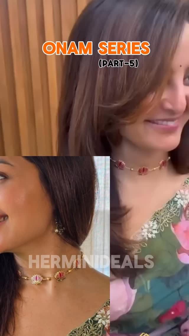 Got this Manju Warrier inspired lotus chain jewellery set from Meesho & Flipkart 
✨ Comment ‘link’ or just share this reel to me to get the product link in your DM! 😍
such a classy and elegant piece 🌸💖 Perfect for festive vibes and traditional looks!
💖 Features I loved:
✔️ Beautiful lotus design inspired by Manju Warrier’s style 🌺
✔️ Lightweight & comfortable – perfect for all-day wear
✔️ Affordable & stylish – adds instant charm to any outfit ✨
Honestly, this one feels so graceful – just love how it completes the festive/traditional look 😍
#manjuwarrier #manjuwarrierinspiredjewellery #her_minideals #herminideals #meesho #meeshohaul #flipkartfinds #jewellerylove #affordableproducts #onamstyle #traditionaljewellery