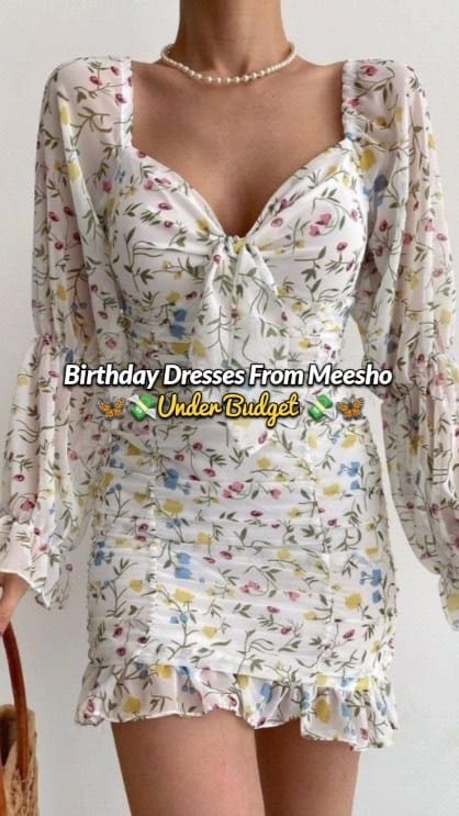 Birthday Dresses From Meesho 🌷💸