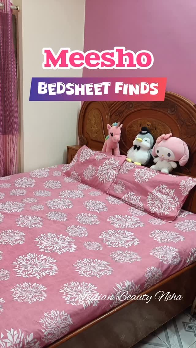 Meesho bedsheet Finds