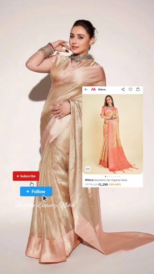 Shop Rani Mukerji Saree Look
