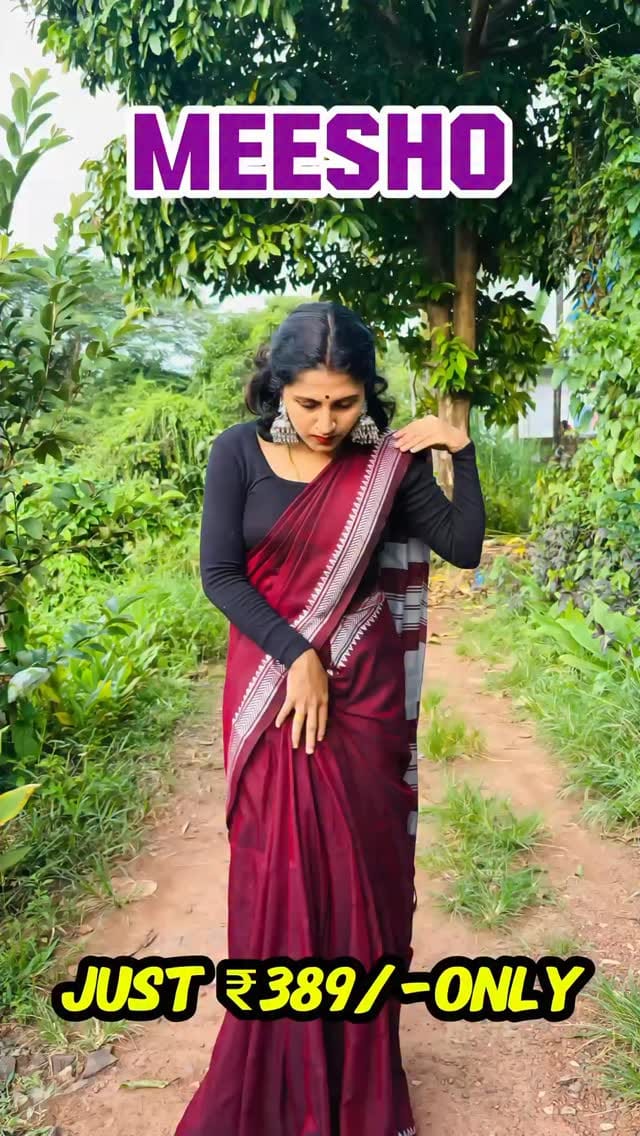 Under 400 affordable saree comment for “Link ”❤️
.
..
.
.
.
.
.
.
#instagramreels #meesho #saree #meeshofinds #meeshohaul #meeshosaree #affordable #flipkart #flipkartfinds #flipkarthaul #flipkartfashion #meeshoapp #meeshoshopping #meeshotrendz #meeshofashion #instagood #reels #instadaily #reelitfeelit #trendingreels #instagram #fyp #onlineshopping #viralreels #follow #insta #instagood #viral