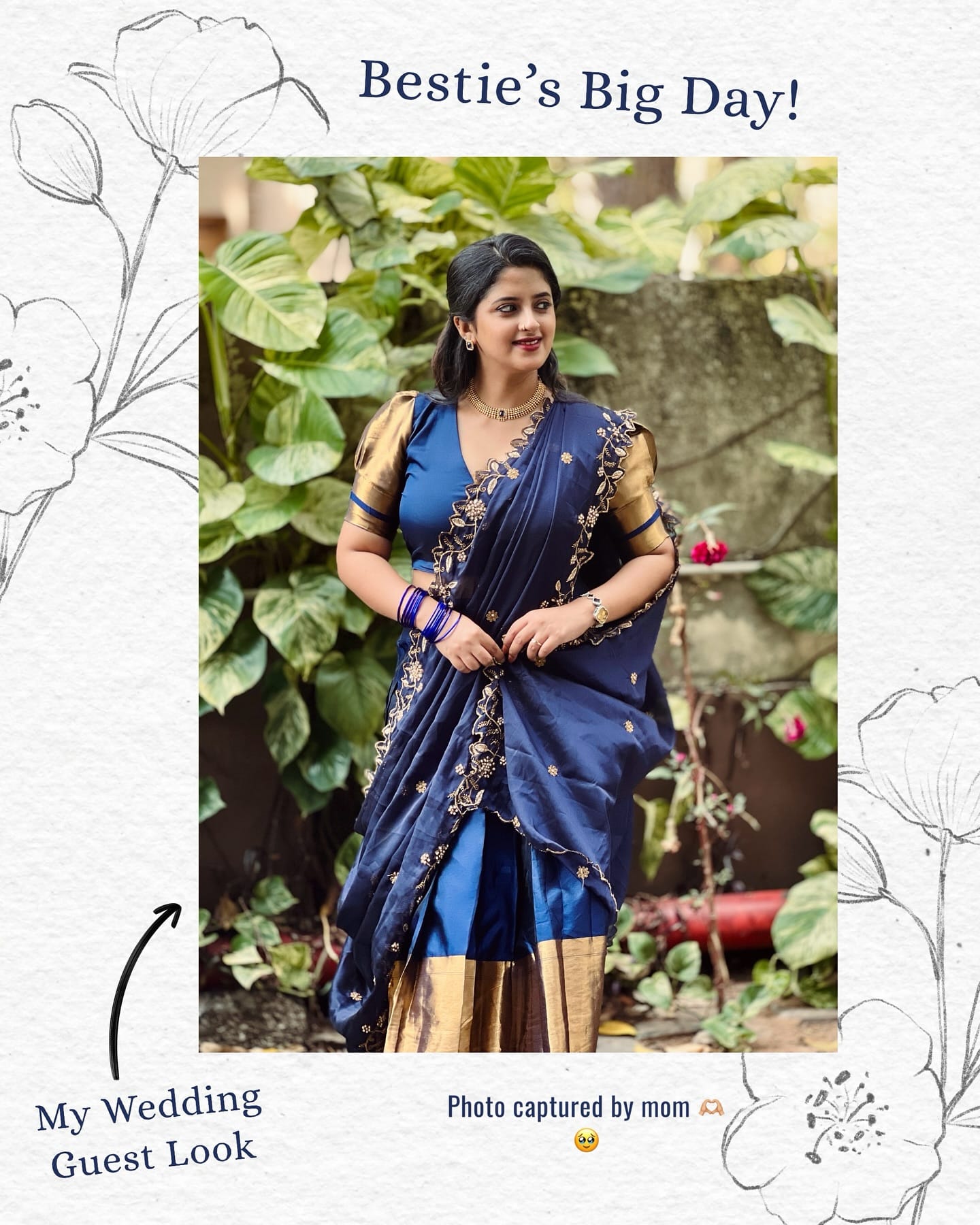 My wedding guest look Collection🎀 | everything navy blue