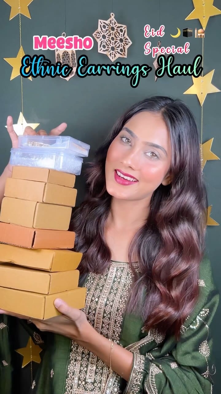 Comment “Jewel/Eid/Love “ For Links .🔗 
Eid 2025,Eid Jewellery Haul ,Eid Earrings Haul ,Meesho Ethnic Earrings Haul ,Chandbali,Eid Inspo ,Eid Jewellery,Meesho Jewellery haul ,Meesho, meesho finds, meesho jewellery, affordable finds, Accessories, MustHave, WardrobeEssential, WomensFashion, jhumkalover, Ethnicwear, meesho,, under rs 200, Budget friendly, soft girl, indianwear,
ethnic wear, affordable jewellery, Meesho haul, viral, pinteresty, aesthetic, affordable, jewellery, meesho earrings
#meesho #meeshohaul #meeshofind 
#earrings #meeshoshopping #jewellery #affordablefinds #meeshoearrings 
#jhumkas #trendingreel #meeshojewellery
#trendingsongs #explore #explorepage #reels #reelitfeelit #viralreels #meeshofashion #budgetfriendly #weddingjewellery #oxidisedsilverjewellery #jewelry #fyp #eid #eidulfitr #eid2025 #eidjewellery #eidearrings