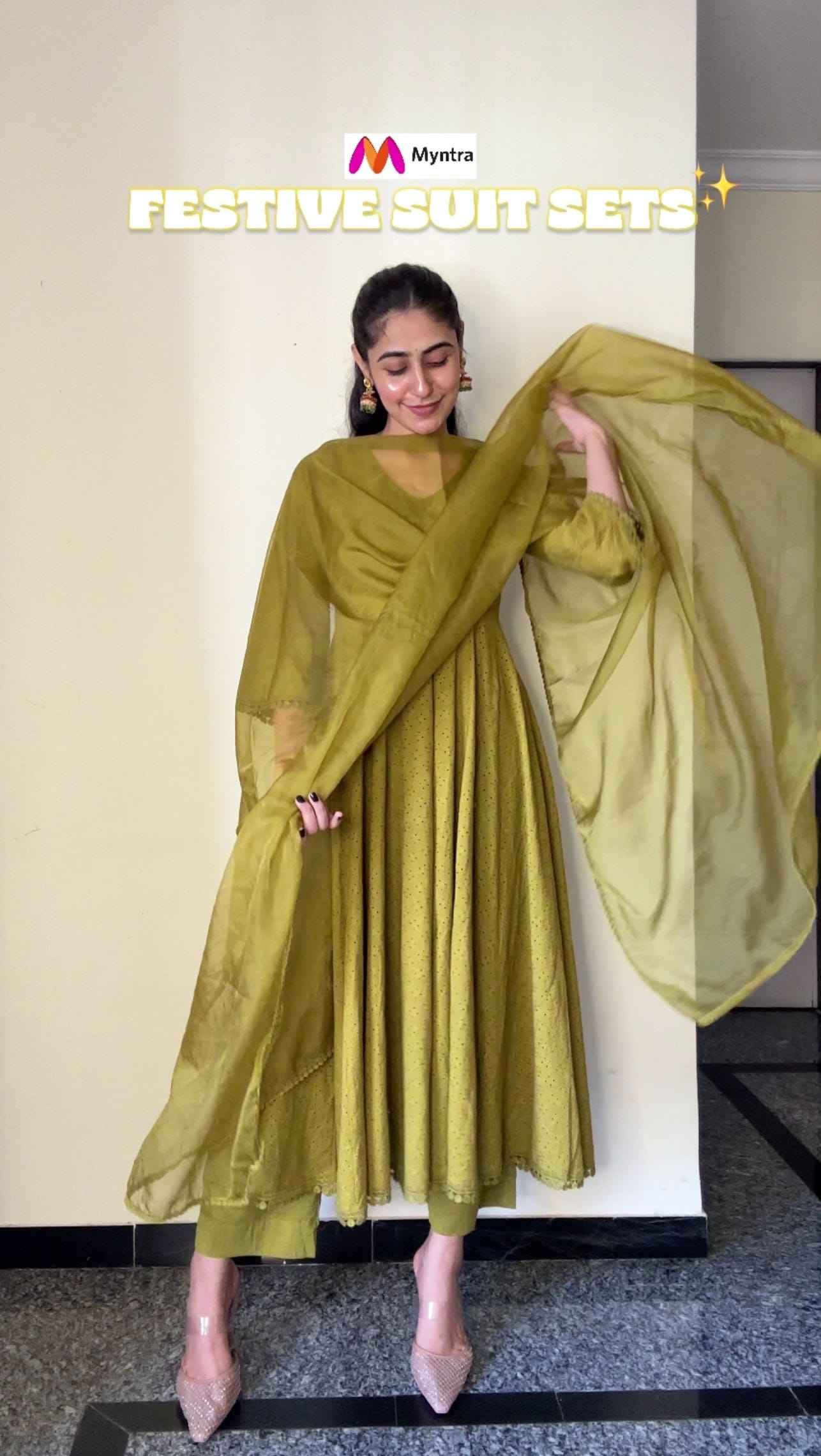 Myntra festive suit sets🪷