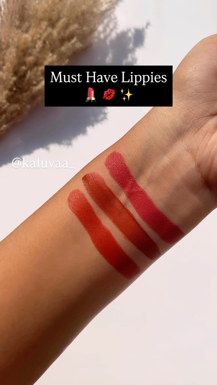 Bold but beautiful 💄
Follow @kaluvaa_ for more ❤️
#lipsticks #lipshades #lipswatch #lipswatches #lipstick #pinklipstick #makeup #andhrapradesh #telugu #vizagblogger