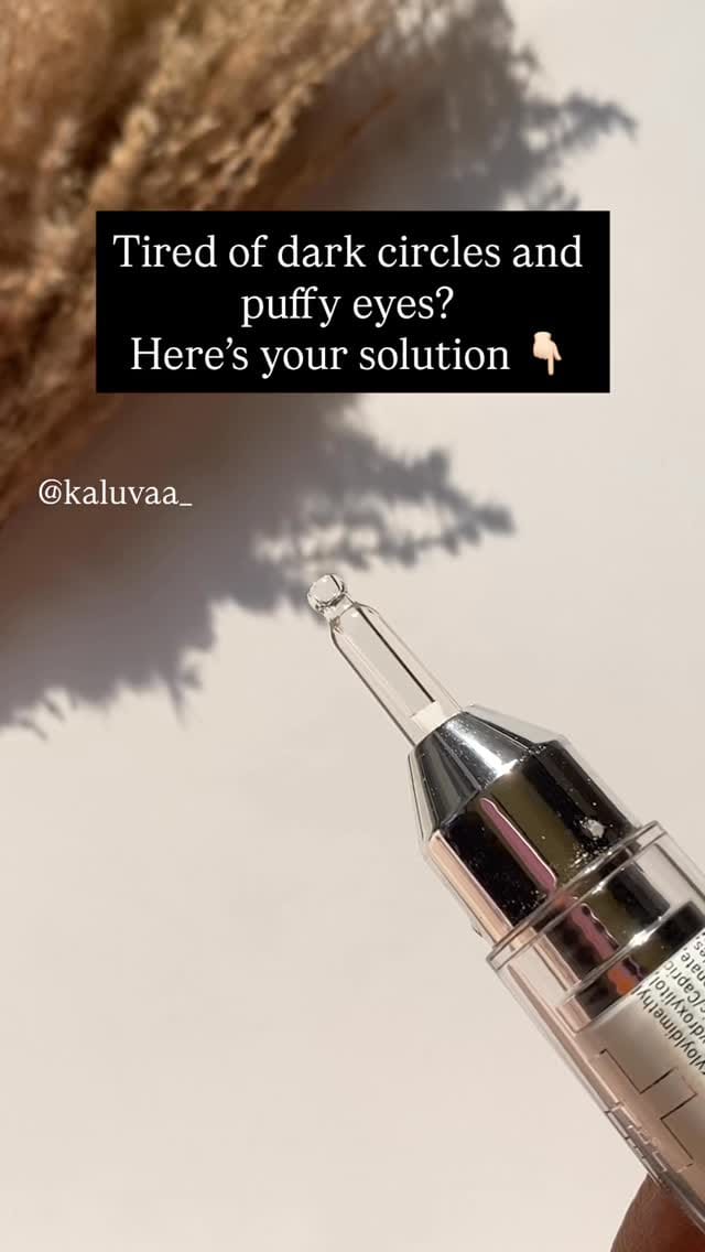 My dermatologist recommended this sometime back & I always thought it deserved more hype ✨
Follow @kaluvaa_ for more ❤️
#eyecream #darkcircles #undereyewrinkles #andhrapradesh 
#UnderEyeCare
#DarkCircleSolution
#EyeCream
#BrightEyes
#PuffyEyes
#skincareroutine