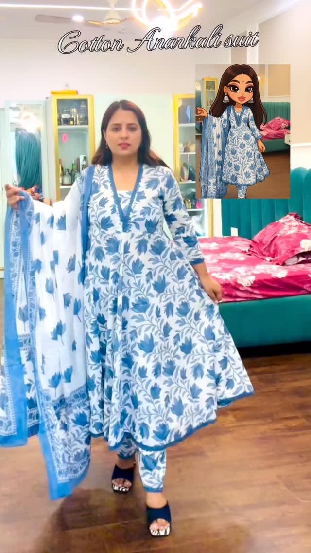 Cotton anarkali suit from myntra festive series 
.
.
.
.
Comment below for link 🔗 
.
.
#myntra #myntrafınds #anarkalisuit #94