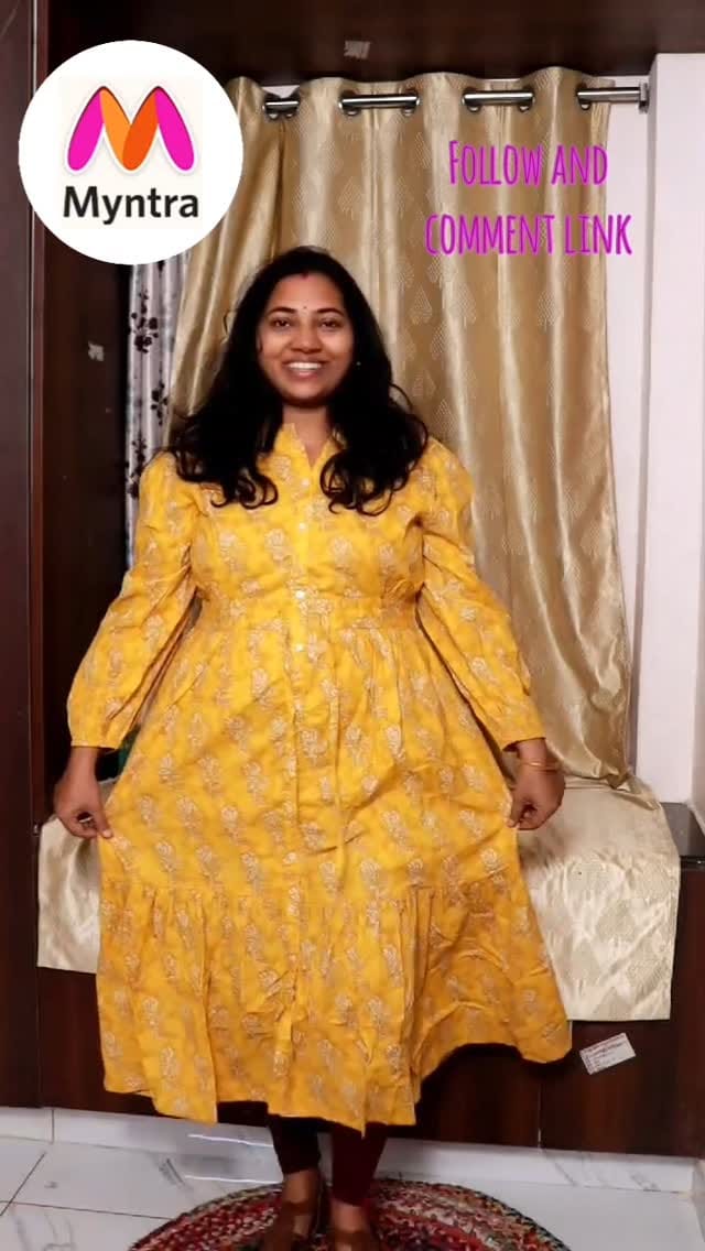 MYNTRA MIDI DRESS FOLLOW AND COMMENT LINK #WISHLINKED