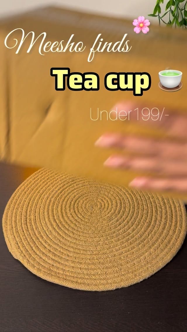 Comment link 🔗’’
Bring elegance to your tea and coffee time with this Pack of 6 Ceramic Cups.
Designed in a stylish blush pink U-shape, these cups add a touch of modern charm to your home.
✔️ Durable ceramic material – perfect for daily use
✔️ Comfortable grip handle for easy holding
✔️ Beautiful speckled finish for a classy look
✔️ Ideal for tea, coffee, or gifting this festive season
Make every sip special with these premium ceramic cups! 💖
#TeaCup #CeramicCup #CeramicMug #TeaLover #TeaTime #CupOfTea #TeaAddict #TeaLove #DailyTea #teamoments #CeramicArt #handmadeceramics #ClayArt #CeramicStudio #CeramicLovers #HandmadeCup #potterycup #CozyVibes #MorningTea #EveningTea #TeaWithStyle #TeaPhotography #HomeCafe #TableDecor #minimalaesthetic #MustHave #ViralBuy #HomeEssentials #KitchenAesthetic #kitchenfinds 
@meeshoapp