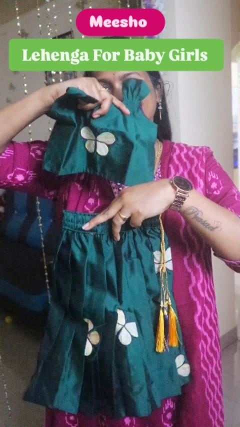 Green lehenga