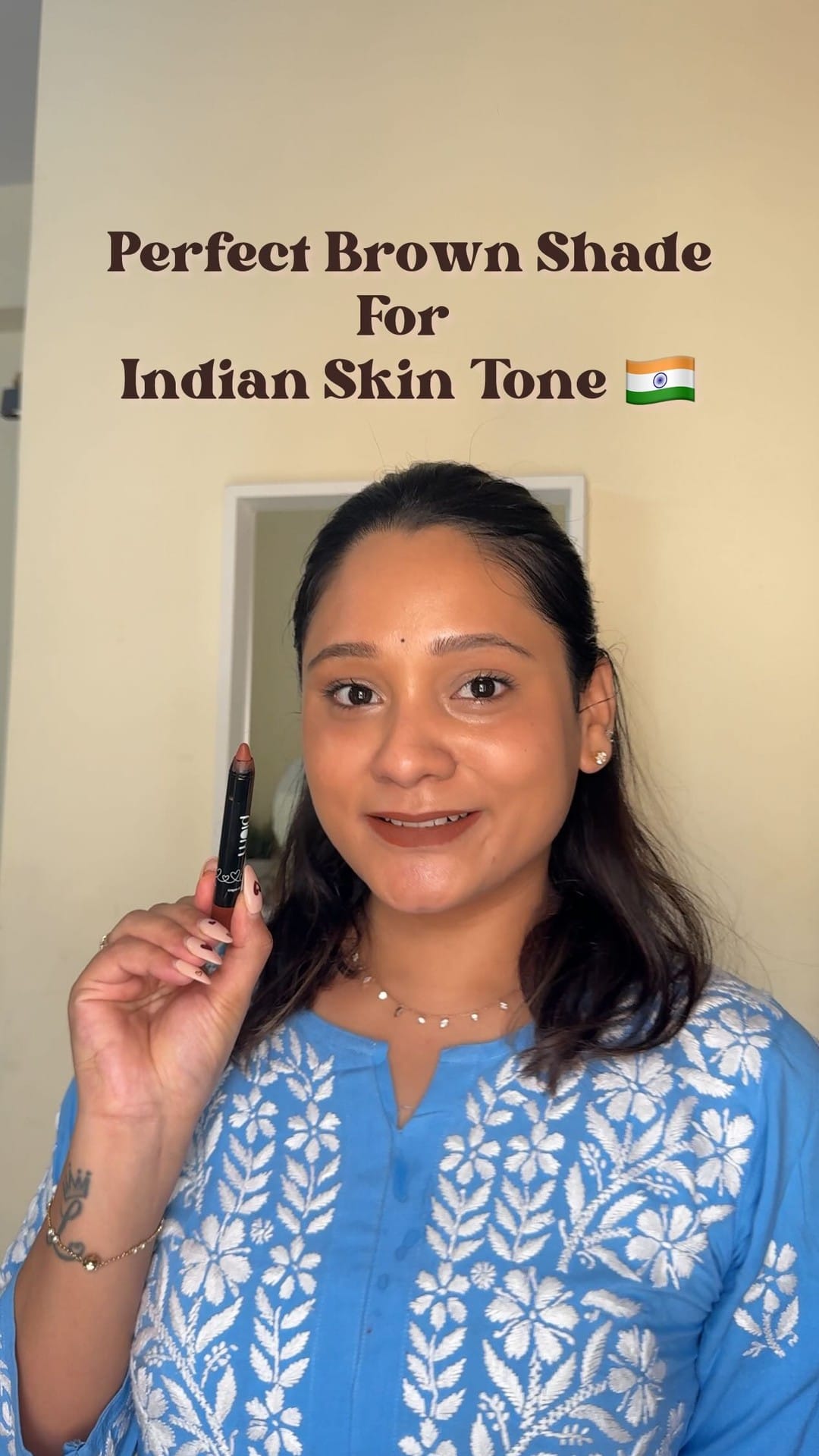 Comment “ LINK “ to get links in your DM ✨
@plumgoodness Twist & Go Lipstick
129 Double Truffle 
( lipshade , brown lipstick , Indian skin tone , brown lipshade , brown skin friendly , makeup finds , lipshade finds , Indian brand , lipshades , viral )