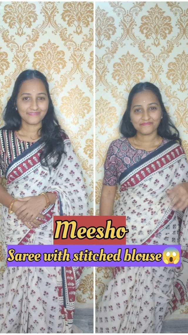Comment Link or share this reel with me to get links
.
.
.
(Feed,Reels,Telugu meesho reviews,saree with stitched blouse,stitched blouse,ajrakh printed sarees,cotton dress,sarees,saree,meesho stitched blouse)
.
.
.
#sareewithstitchedblouse #stitchedblouse #meesho #meeshoreels #meeshosaree #fashion #love #fun #comedy #comedyvideos #newyear #save #instagram #instadaily #reelsindia #wishlinked #ajrakh #ajrakhprints #saree #cottonsarees #cotton #officewear #casualwear #ajrakhprintsarees