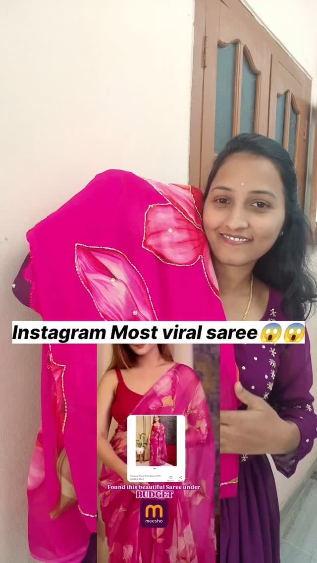 Most viral saree from meesho @meeshoapp 
.
.
.
#meesho #meeshofinds #meeshosaree #sarees #worksarees #cutworksarees #cutwork #trendingaudio #trendingsarees #instasarees #instagramsarees #instaviral #reels #feed #explore #viral #viralreels #wishlinked #reelsinstagram #meeshoreels #meeshoreviews
