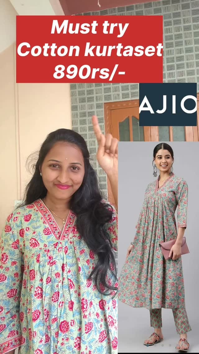 Comment Link or share this reel with me to get direct links in your inbox📥 
Make sure u follow me otherwise U  won't get links 
.
.
.
(Feed,Reels,Telugu reviews,Meesho telugu reviews,Fashion reviews,kurtaset,Ajio,Cotton kurtaset,navaratri,love,western outfit,viral reels,floral print)
.
.
.
#lasyarapally #ajio #ajiohaul #kurtaset #westernoutfit #cotton #cottonkurtaset #cottonsuits #floralprint #floral #stylish #navaratri #meesho #meeshohaul #meeshokurtaset #fashion #shopping #love #instadaily #instagram #businessstrategy #wifimoney #discipline #selfdiscipline #viralreels #viral #reels #meeshoapp #trendingreels #outfit