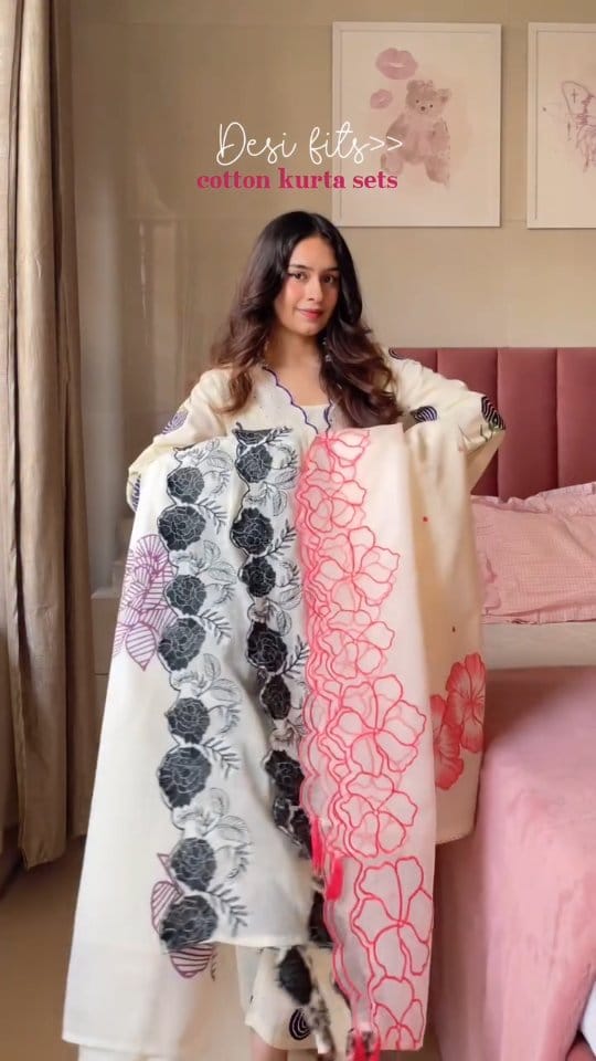 Comment "ethnic" for links! ✨
 * Unbox my latest Myntra haul featuring stunning Embroidery Kurtaset and chic Printed Plazo!
 * This Kurtaset brings elegant traditional vibes with intricate details, perfect for any festive or special occasion.
 * Pair it with comfortable and trendy Printed Plazos for a complete, stylish look that's perfect for everyday or festive gatherings.
 * Discover the perfect blend of style, comfort, and ethnic charm with these Myntra finds.
 * Elevate your ethnic wardrobe effortlessly!
 • Join my Broadcast Channel (Link in BIO!) for exclusive access to all product links, styling tips, and more! 📲
#EmbroideryKurtaset #PrintedPlazo #MyntraFashion #EthnicWear #IndianFashion #Kurtaset #PlazoPants #FestiveWear #TraditionalWear #MyntraFinds #StyleInspo #FashionReels #OOTD #ShopNow #OnlineShopping #NewArrivals #MustHave #FashionGoals #IndianStyle #ComfortFashion #EthnicChic #DailyWear #PartyWear #Fashionista #WardrobeEssentials #TrendyEthnic #MyntraHaul #IndianOutfits #EthnicCollection #FashionTrends