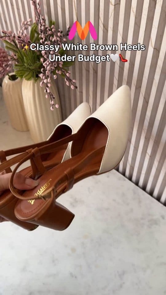 Comment "budgetheels" for links! ✨
• Join my Broadcast Channel (Link in BIO!) for exclusive access to all product links, styling tips, and more! 📲
 * Step into elegance without breaking the bank with these Classy White & Brown Heels from Myntra! 🤎🤍
 * Discover stunning pairs that offer premium style under budget, perfect for every occasion.
 * These versatile heels effortlessly complement both your ethnic and Western outfits, adding a sophisticated touch.
 * Grab your perfect pair and elevate your look for less!
#WhiteAndBrownHeels #BudgetBuys #MyntraFashion #AffordableHeels #ClassyHeels #Footwear #StyleSteals #HeelsUnderBudget #FashionOnABudget #MyntraFinds #HeelsLove #ElegantFootwear #BudgetFashion #IndianFashion #FashionReels #OOTD #ShopNow #OnlineShopping #NewArrivals #MustHave #HeelsLovers #ChicOnABudget #VersatileHeels #ShoeCollection #SmartShopping #TrendyHeels #WomenHeels #FashionTips #Under1000 #Under1500