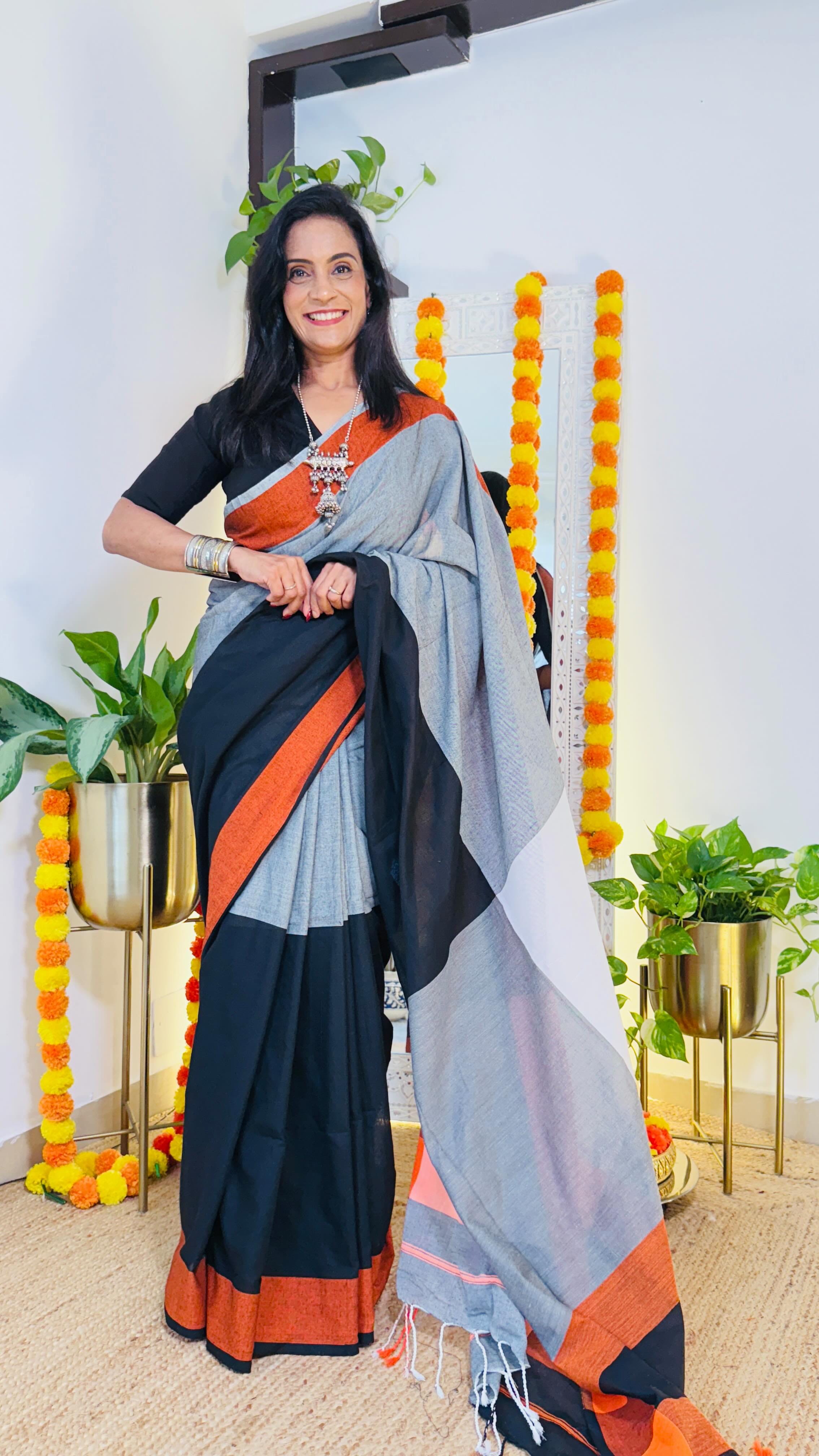 Ps share this reel with me for links ❤️ . Make sure you follow @pushpagangwarofficial before commenting. 
Khadi cotton sarees starting just 350 #khadisaree @flipkartfashionofficial .
Cotton sarees, workwear sarees, office wear sarees, khadi sarees, soft khadi sarees, Flipkart sarees
Saree love , saree fashion, saree inspiration, saree aesthetics, saree style, affordable sarees, saree collection, saree fashion, sari lover 
#sareelove #sareestyling #sareecollection #saree #cottonsareelover #affordablesarees #cottonsareesonline #livelifepushpastyle #sareeoftheday #sareehacks #sareedraping #sareenotsorry #viralsaree #khadisaree