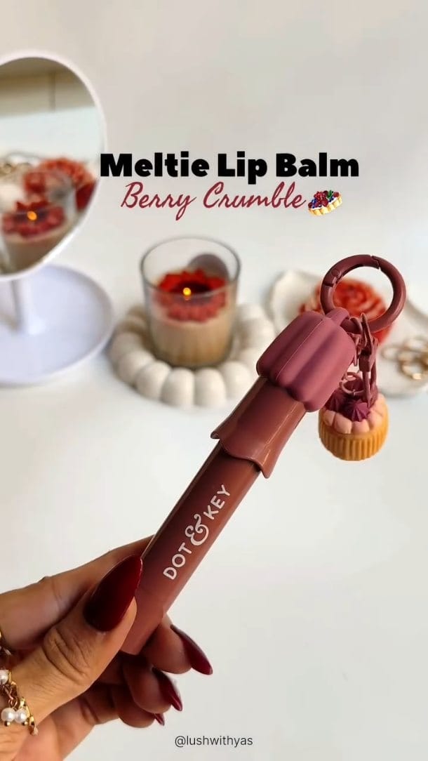 Berry Crumble Meltie Balm 🍓💄
Comment for the link 🔗
Use Code (YASMEENUGC) for extra 10% off ✨
This isn’t just a lip balm… it’s dessert you can wear 💋🍓
. 
. 
. 
. 
. 
[ Dot & Key lip balm, Berry Crumble, Melti Lip Balm, hydrating lip balm, tinted lip balm, glossy lips, cute packaging, lip care, lip moisture, everyday lip care, new beauty launch, vegan beauty, cruelty-free, skincare essentials, aesthetic beauty, self-care, beauty flatlay, makeup lover, lip balm for dry lips, lip care routine ]
#LipBalmLove #BerryCrumble #MeltiLipBalm
#NewLaunch #LipCareRoutine #HydratedLips
#GlossyLips #CutePackaging #BeautyFlatlay
#SkincareEssentials #LipBalmAddict #CrueltyFreeBeauty
#VeganBeauty #AestheticVibes #SelfCareEssentials
#MakeupLover #BeautyPhotography #LipBalmGoals
#DotAndKeyBeauty #explorepage #explorepage✨
#fypppppppppppppppppppppppppppppppppppppppppppppppppppppppppppppp