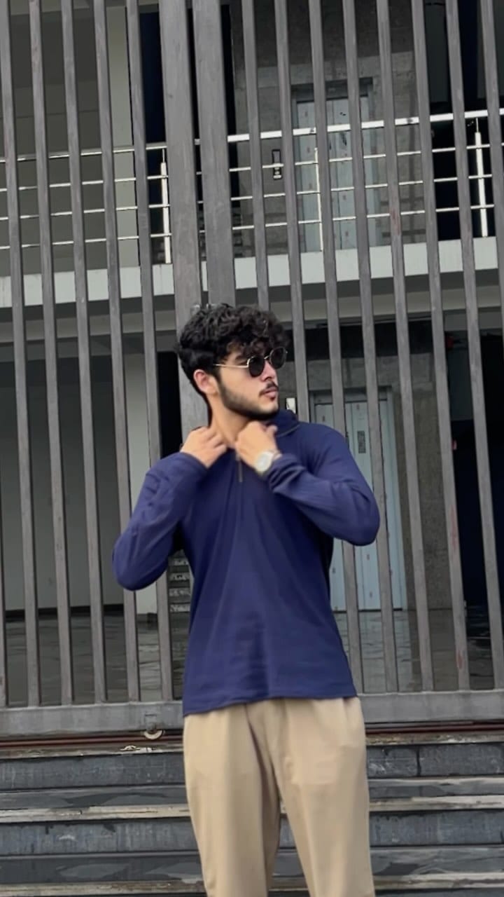 Colour combination you need to try 🤝
 Outfit details : 
Quarter zip pullover from @gritstones 
Relaxed fit high raised trouser from @hereandnow.by.myntra 
Comment down “link” to receive the links of this outfit directly in your DM or share this reel in my DM📩
#mananify #mensfashion #outfitinspo #colourcombination #menswear #outfitideasmen #outfitinspiration #mensoutfitideas #ootd #ootdmen 
[colour combination for men, outfit ideas for men ]