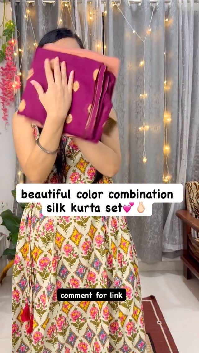 beautiful color combination silk kurta set🫰🏻💕
follow and Comment for link🫰🏻😍 @meeshoapp #foryou #wishlinked #trendingreels #viralvideos #trendingsongs #viralvideos #trendingsongs #trending  #look #saree #fashionista  #lifestyle #fashion #instagood  #instatrending #instatrend #sareelove #saree #silk #review #flipkart #myntra